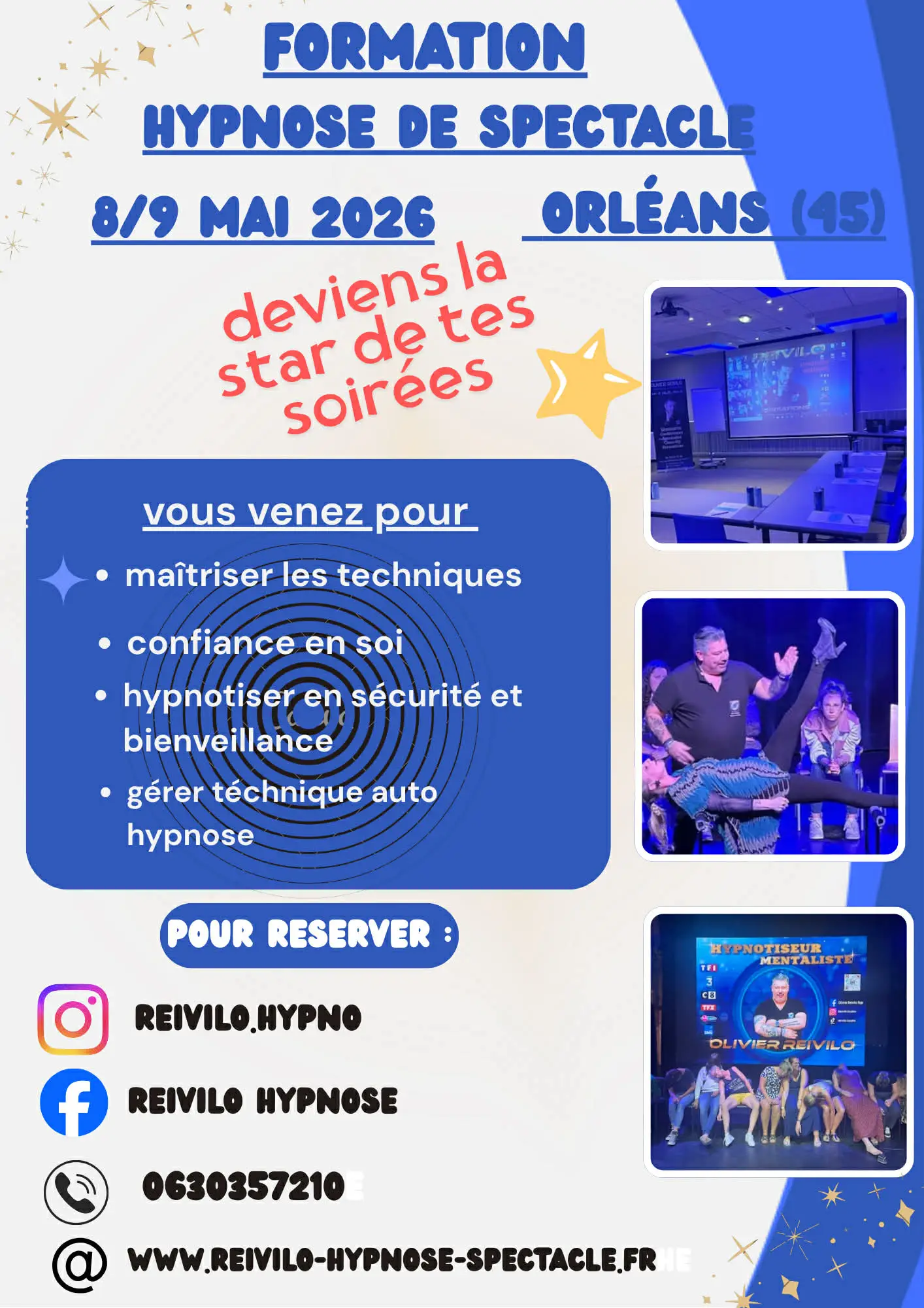 hypnose de spectacle orléans